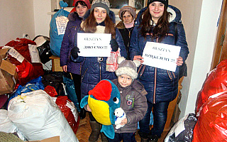 Dary od mieszkańców Olsztyna i Warszawy dojechały na Ukrainę